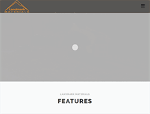 Tablet Screenshot of landmarkmaterials.com